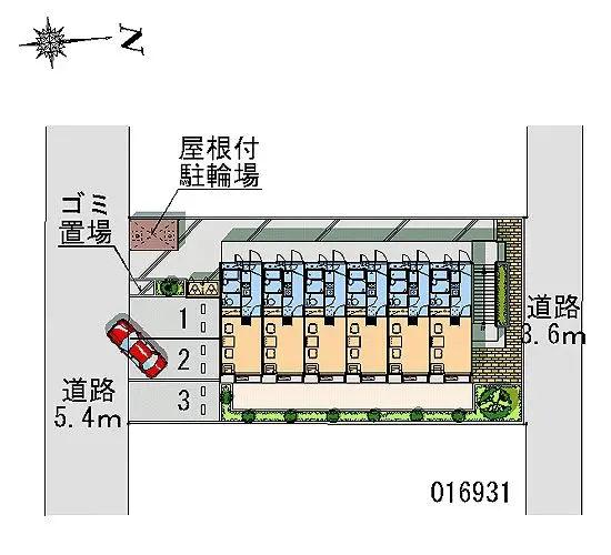 ★手数料０円★名古屋市中村区大正町　月極駐車場（LP）